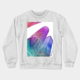 Marina Towers (Watercolor). Crewneck Sweatshirt